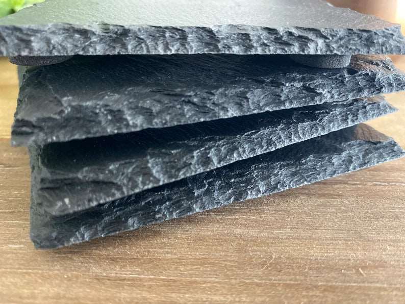 custom laser engraved stone slate coasters near me