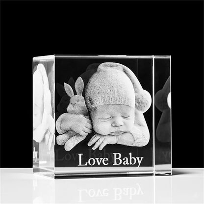 Custom Glass Engraved Family Photo