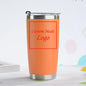 custom logo personalized insulated tumbler