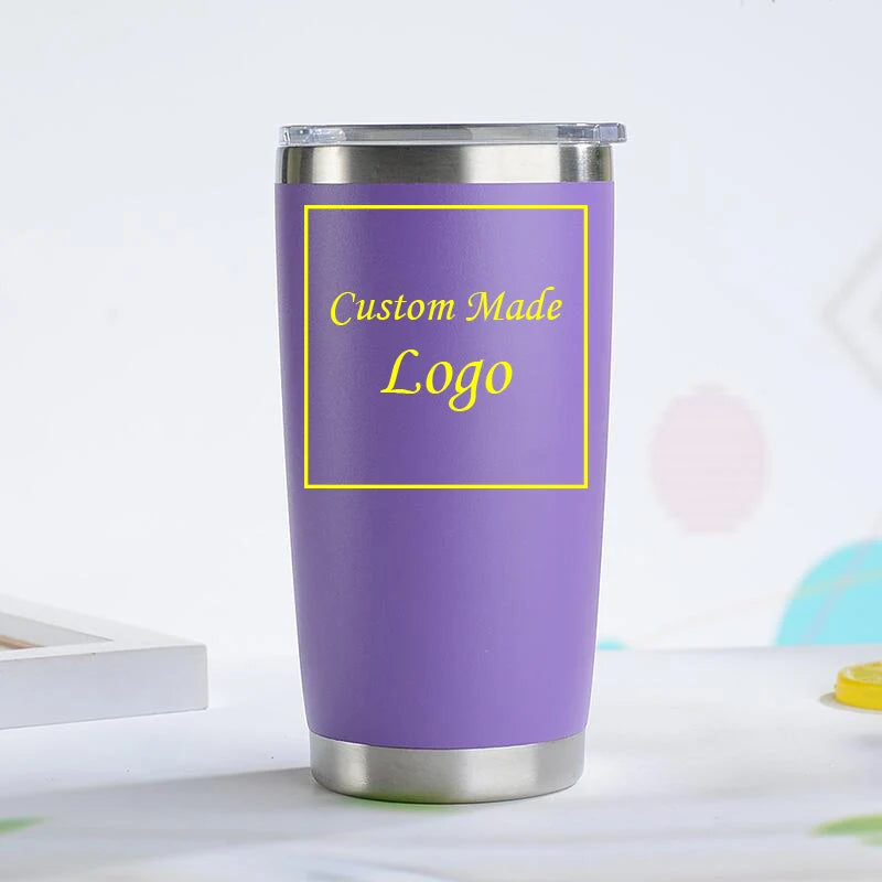 custom personalized laser engraved tumbler logo