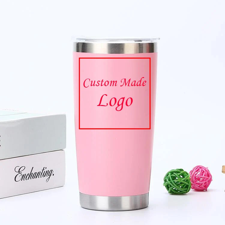 personalized laser engraved tumbler custom logo