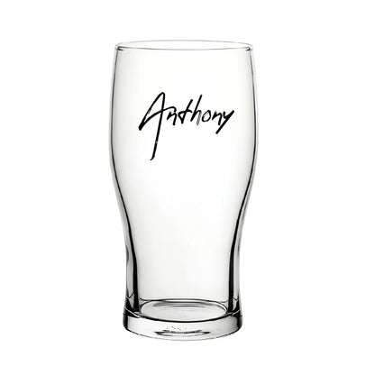 Drinking Glass personalized name beer stein custom barware 