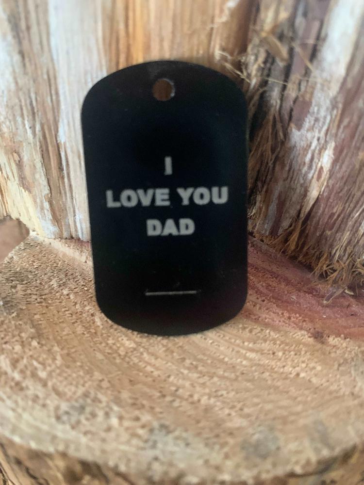 Engraved Etched QR Code Dog Tag Video Necklace - Timber Engraving