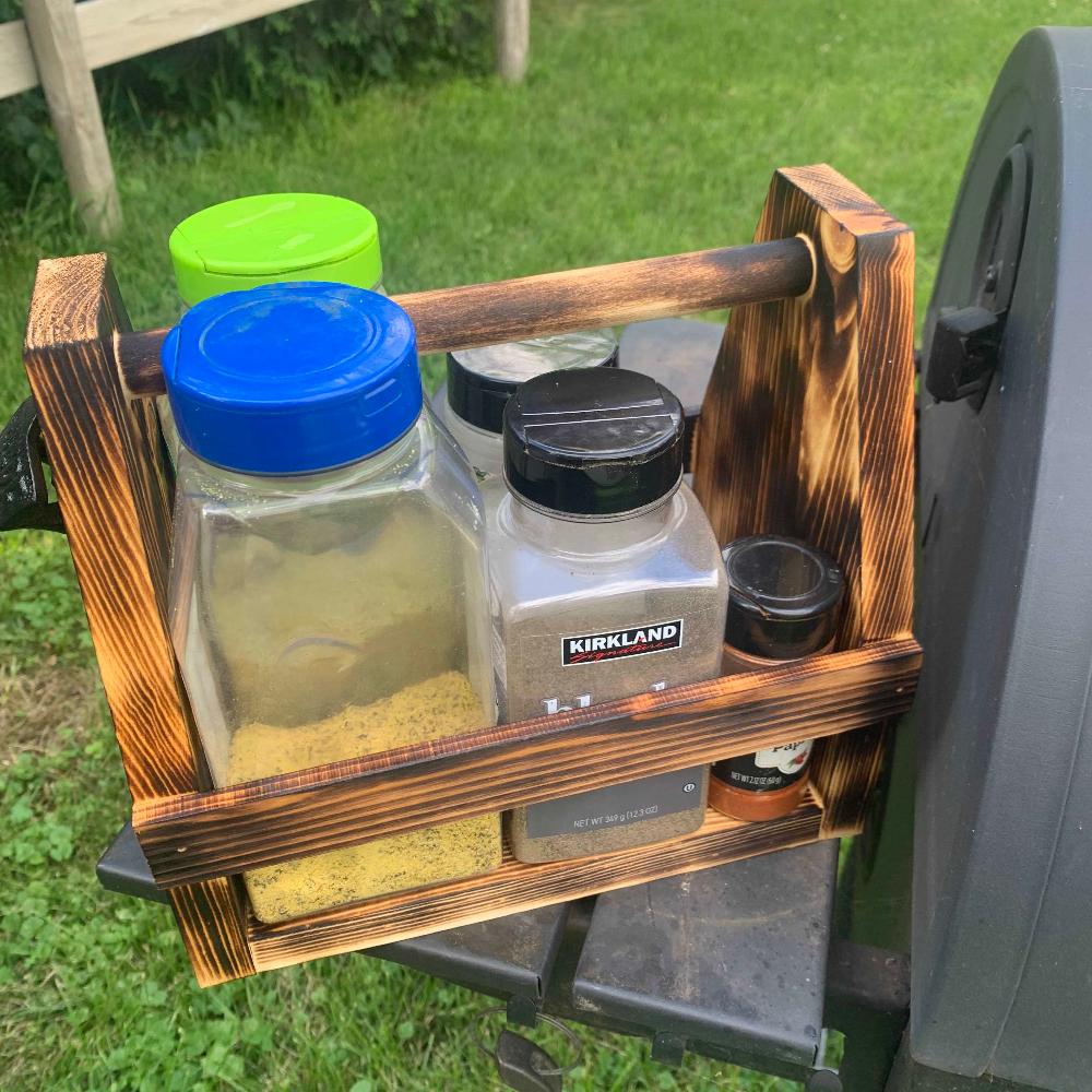 Wood Rustic Beer Caddy